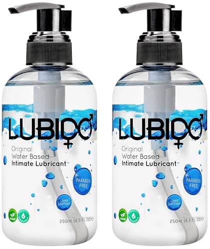 Lubido Original Gleitgel auf Wasserbasis ohne Parabene - 250ml (2er Pack)